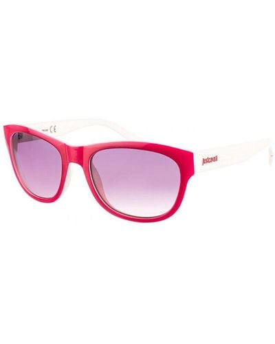 Just Cavalli Jc559S Oval-Shaped Acetate Sunglasses - Pink