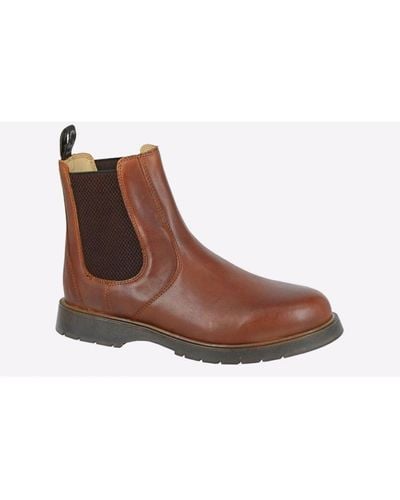 Grafters Weston Chelsea Boots - Brown
