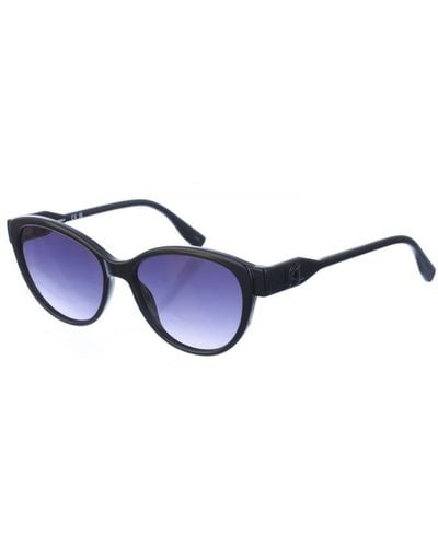 Karl Lagerfeld Acetate Sunglasses With Oval Shape Kl6099S - Blue