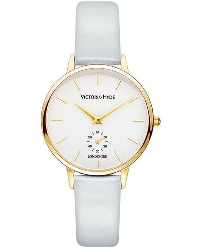Victoria Hyde London Luxury Watch With Second Hand Design - Metallic
