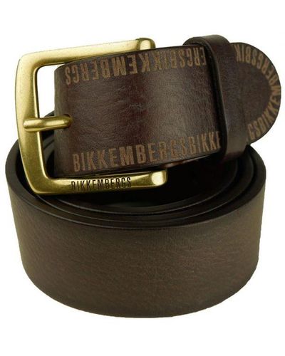 Bikkembergs Classic Leather Belt - Green