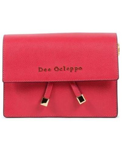 Dee Ocleppo Pisa Shoulder Bag - Fuxia Leather - Red