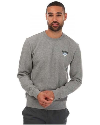 EA7 Men's Emporio Armani Sweatshirt In Grey - Grijs