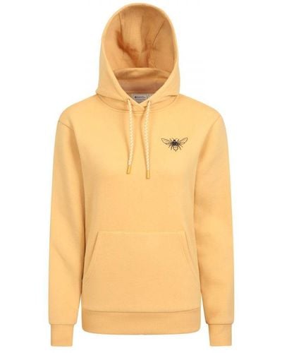 Mountain Warehouse Ladies Bee Embroidered Hoodie () - Yellow