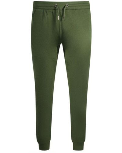 Roberto Cavalli Class Print Logo Sweat Trousers Cotton - Green