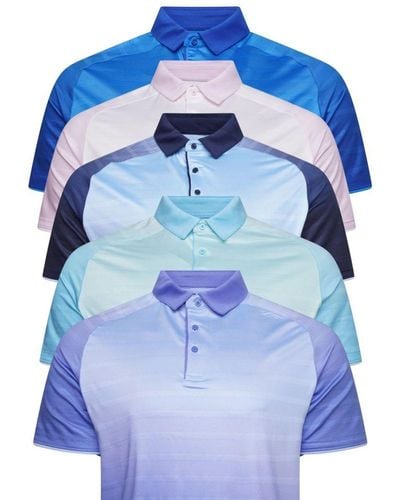 Head Eric Pack Of 5 Polo Shirt - Blue