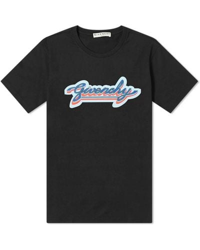 Givenchy Retro Logo T-shirt Zwart