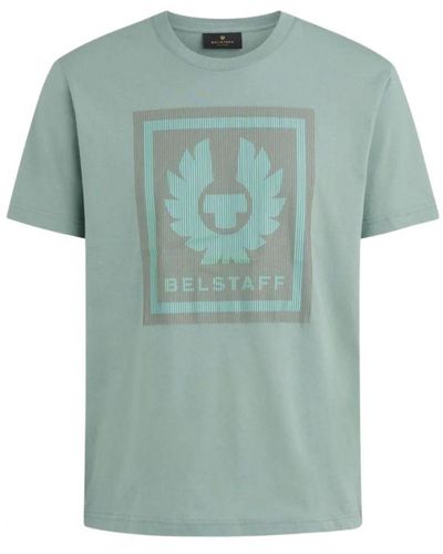 Belstaff Illusion Steel Green T-shirt - Groen