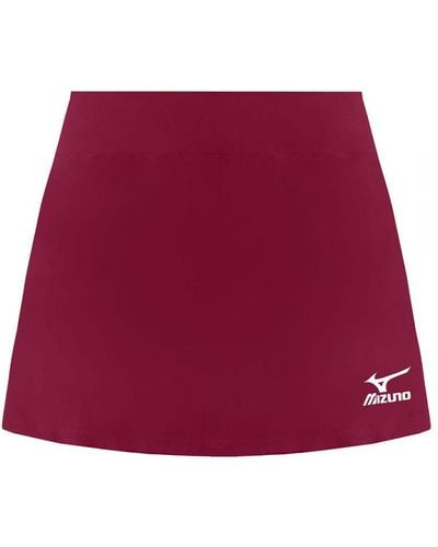 Mizuno Flex Burgundy Tennis Skort - Red