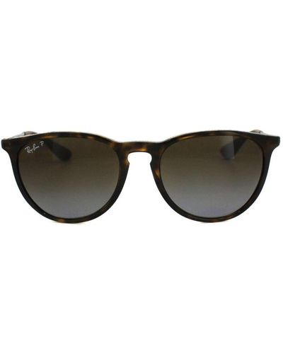 Ray-Ban Sunglasses Erika 4171 710/T5 Tortoise & Gunmetal Gradient Polarized - Brown