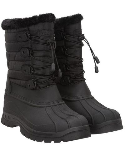 Mountain Warehouse Whistler Adaptive Snow Boots - Black