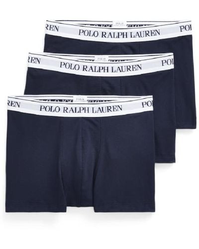 Polo Ralph Lauren Onderbroeken In Een 3-pack - Blauw