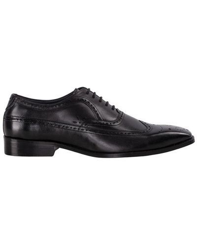 Goodwin Smith Quintin Oxford Brogue Leather - Black