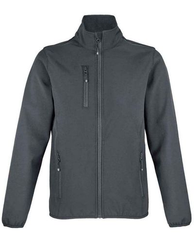 Sol's Ladies Falcon Softshell Recycled Soft Shell Jacket () - Grey
