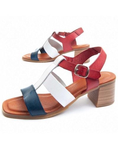 Purapiel Heel Sandal Purasandal16 In Varios Colores - Roze