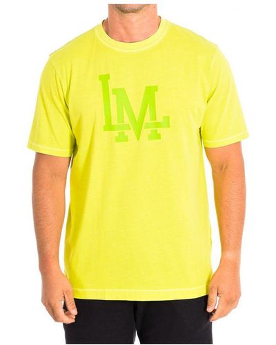 La Martina Short Sleeve T-Shirt Tmr320-Js330 - Yellow