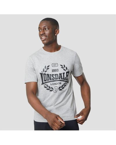 Lonsdale London Heavyweight Jersey T-shirt - White