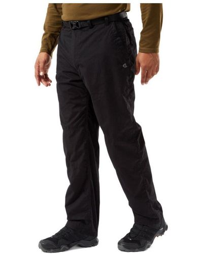 Craghoppers Kiwi Classic Nosi Defence Walking Trousers - Black