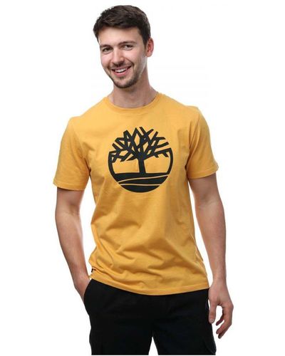 Timberland Kennebec River Tree Logo T-Shirt - Metallic