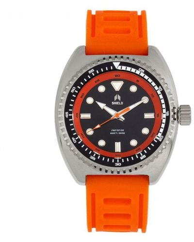 Shield Dreyer Diver Strap Watch - Orange
