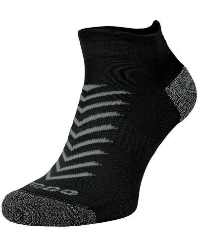 Comodo Hi Viz Hardloopsokken | | Lichtgewicht Anti Blaar Sportsokken | Reflecterende Coolmax-sokken - Zwart