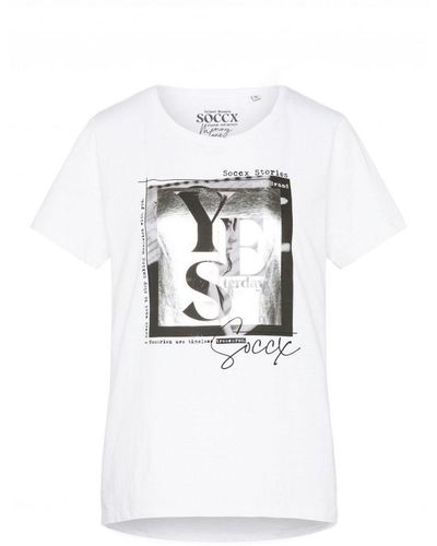 SOCCX T-shirt - Wit