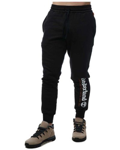 Timberland Men's Regular Fit Jog Pants In Black - Zwart