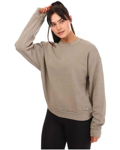 Reebok S Natural Dye Crewneck Sweatshirt - Grey