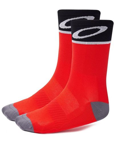 Oakley Hydrolix Cycling Socks 93285 465 - Red
