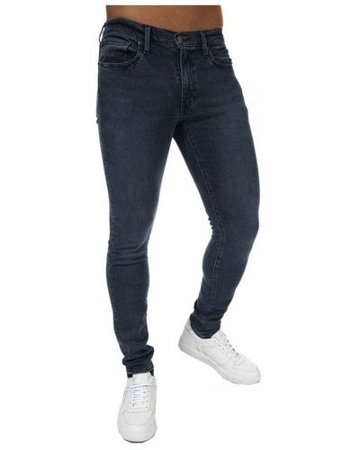 Levi's Levi's Ocean Pewter Taps Toelopende Skinny Jeans Voor , Donkerblauw
