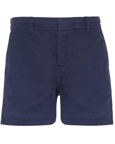Asquith & Fox Klassieke Fit Shorts (marine) - Blauw