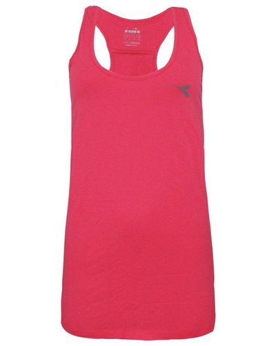 Diadora Calypso Pink Vest Textile