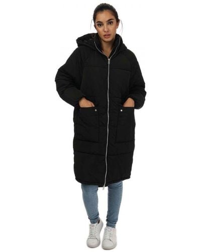 ONLY S Gabi Oversized Long Coat - Black
