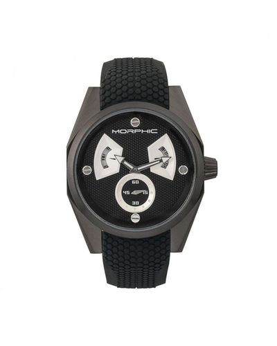 Morphic M34 Series Watch W/ Day/date Stainless Steel - Black