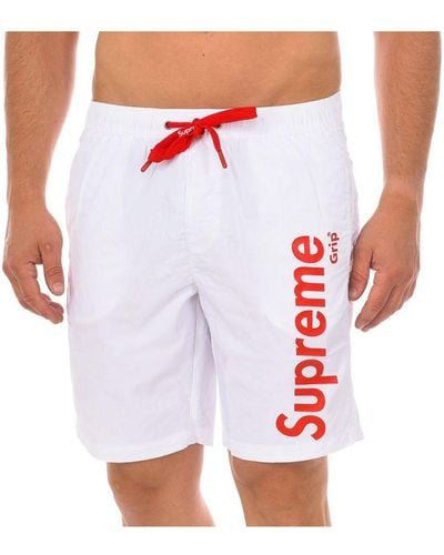 Supreme Bahamas Boxer Swimsuit Cm-30053-Bp - White