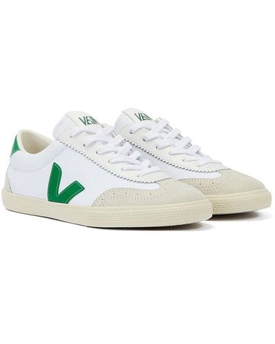 Veja Volley /Emeraude Trainers Suede - White