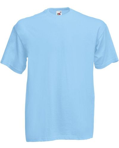 Fruit Of The Loom Valueweight Short Sleeve T-Shirt - Blue