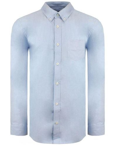 Ben Sherman Sky Oxford Shirt - Blue