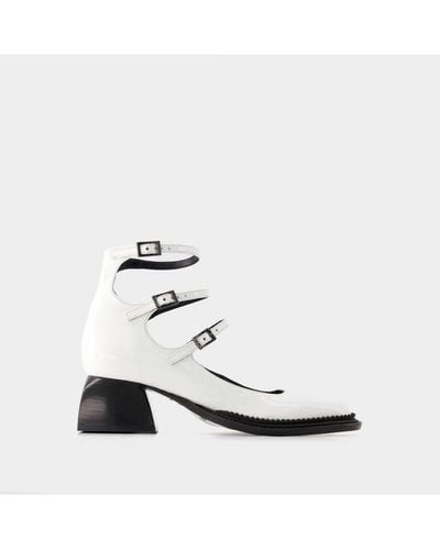 NODALETO Bulla London Court Shoes - - Leather - White