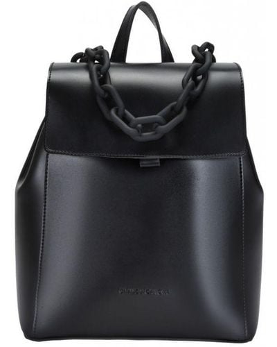 Claudia Canova Sophia Chain Detail Backpack Pu - Black