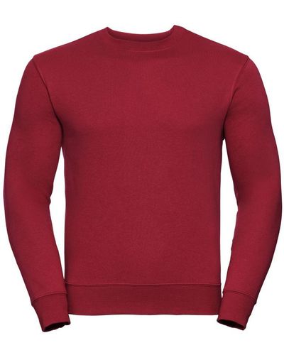 Russell Authentic Sweatshirt (Slimmer Cut) (Classic) - Red