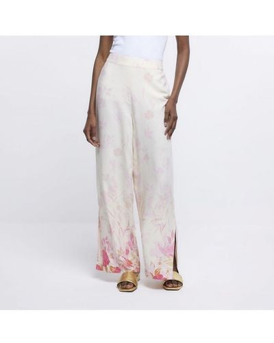 River Island Wide-leg and palazzo trousers for Women, Online Sale up to  83% off