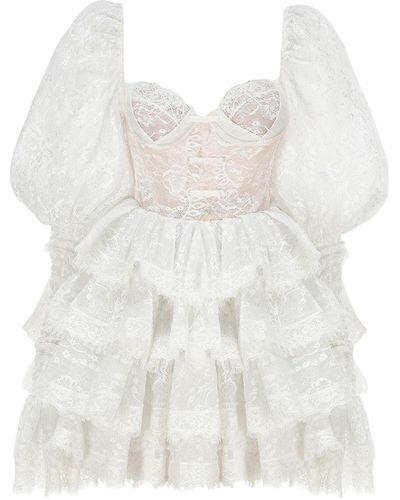Nana Jacqueline Penelope Lace Dress () - White