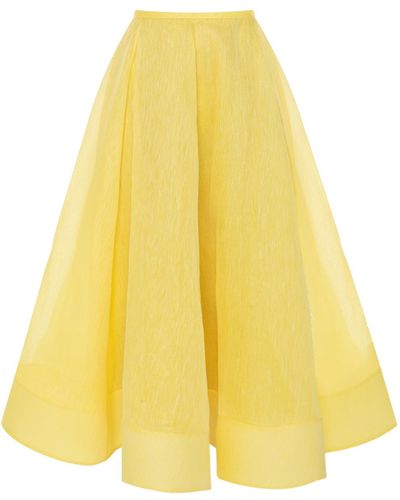 YVON Myosotis Skirt - Yellow
