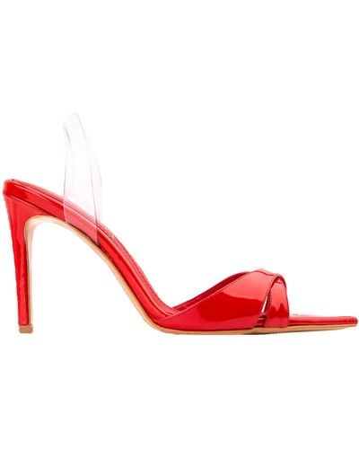 Ginissima Thea Bloody Patent Leather Sandals - Red