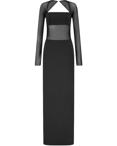 SIRAPOP Maria Scuba Dress - Black