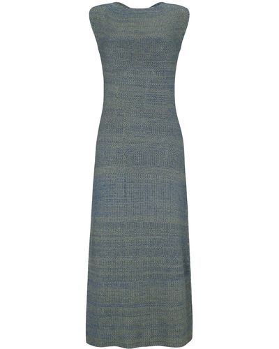 ASCENDIA Long Dress - Gray