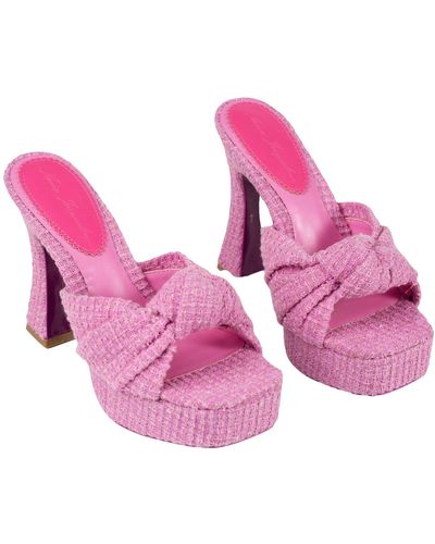 Nana Jacqueline Mara Platform Sandals () (Final Sale) - Pink