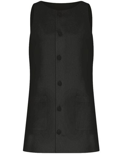 NAZLI CEREN Odette Crepe Mini Dress - Black