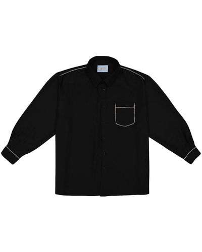 OMELIA Redesigned Shirt 10 B - Black